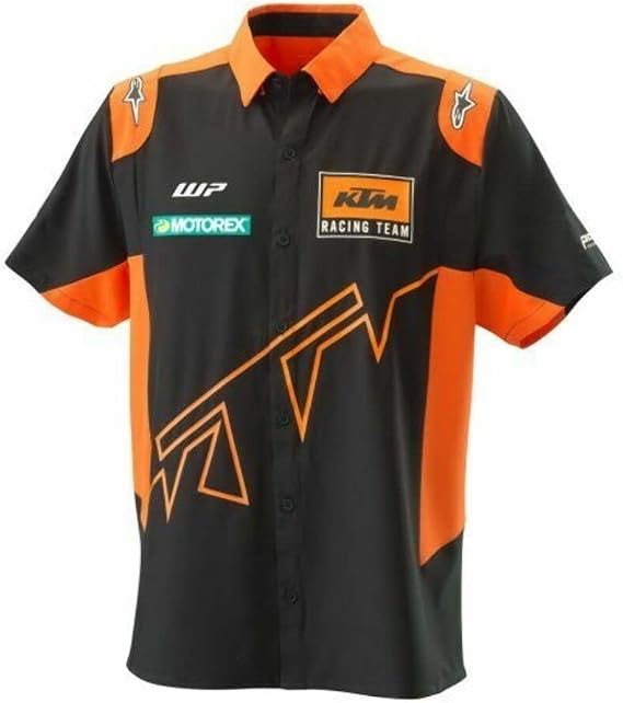 KTM Team Shirt (Large) Black/Orange
