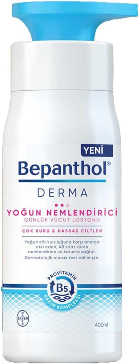 Bepanthol Derma Yoğun Nemlendirici Günlük Vücut Losyonu (400 ml)