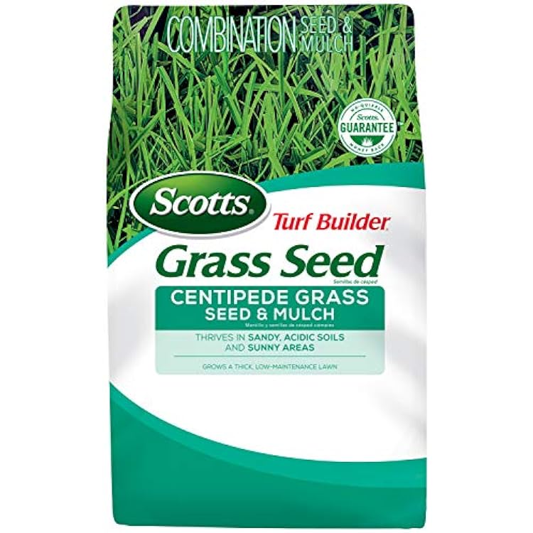 Scotts 18365 Turf Builder Centipede and Mulch Grass Seed 6 Pack, 5 lb
