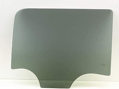 Passenger Right Side Rear Door Window Door Glass Compatible with Chevrolet Silverado GMC Sierra 1500 2014-2018  2500 3500 2015-2019 4500 5500 6500 2019-2021 4-Door Crew Cab Pickup