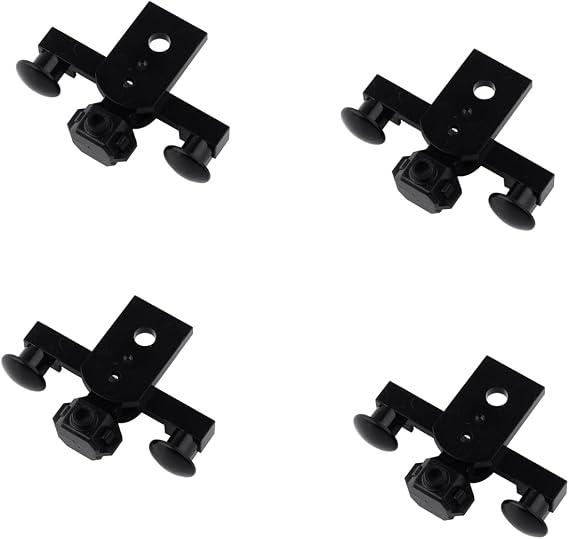 Magnetic Train Connectors 4pcs Building Blocks Compatible Quick-Release Design Magnetic Train Connectors for Movable Joints & Dynamic Assemblies