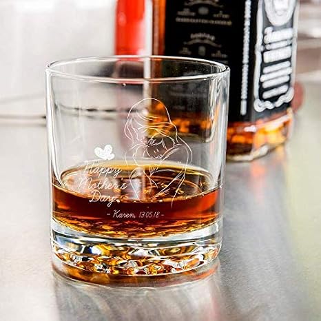 Personalized Happy Mother's Day Nob Hill Rocks/Old Fashioned Glass