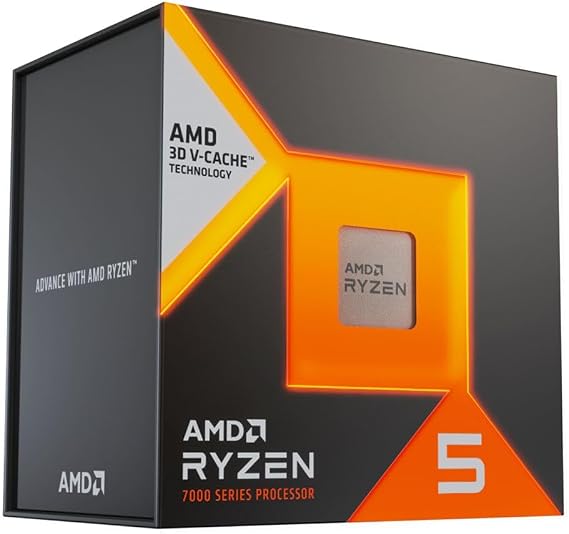 AMD RYZEN 5 7600X3D Raphael AM5 4.1GHZ 6-CORE Boxed Processor - HEATSINK NOT Included