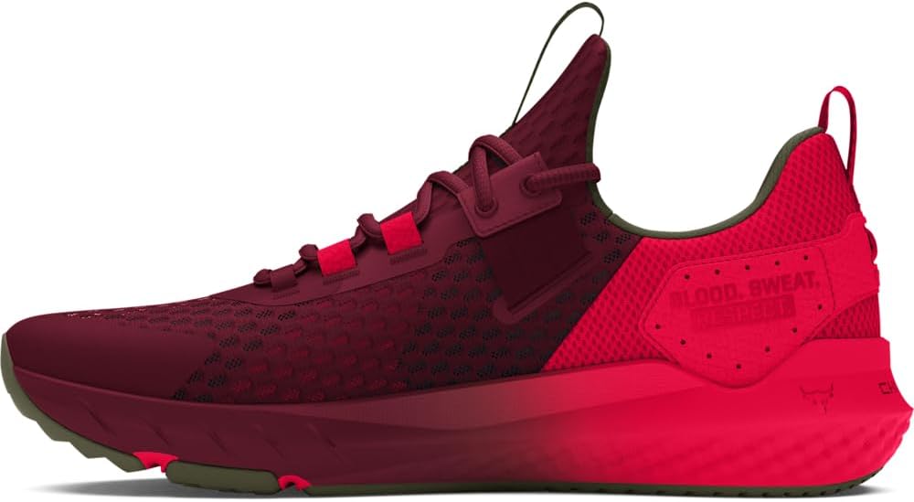 Under Armour Unisex Adult Project Rock Red One Blood Sweat Respect 4
