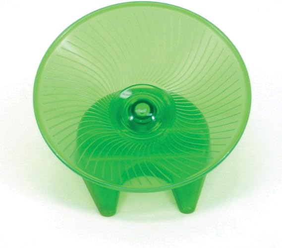 Ware Manufacturing Flying Saucer Exercise Wheel for Small Pets, 7 1/4-Inch - Colors may vary