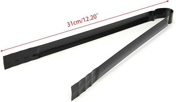 Barbecue Charcoal Tong Metal Handle Grill Food Clip Outdoor Camping Cooking Tool Pinces De Cuisson Pinces Pour Pince Cuisine Pinceaux Ustensile A Steak Alimentaire Outil Accessoire Kit Inox Silicone