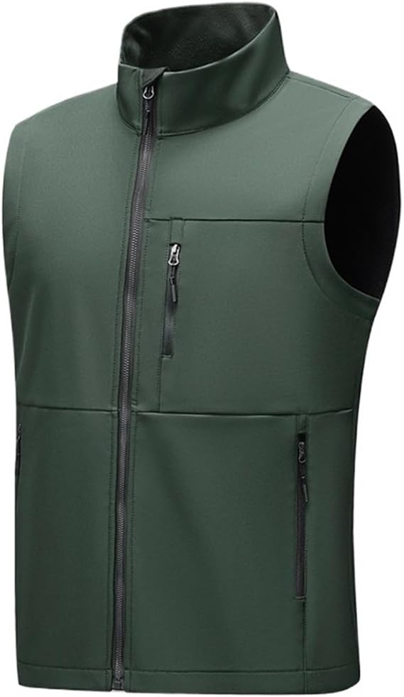 Outerwear Winter Vest Men's Softshell Vest Outerwear Lightweight Windproof Lined Sleeveless Jacket Sleeveless Jacket