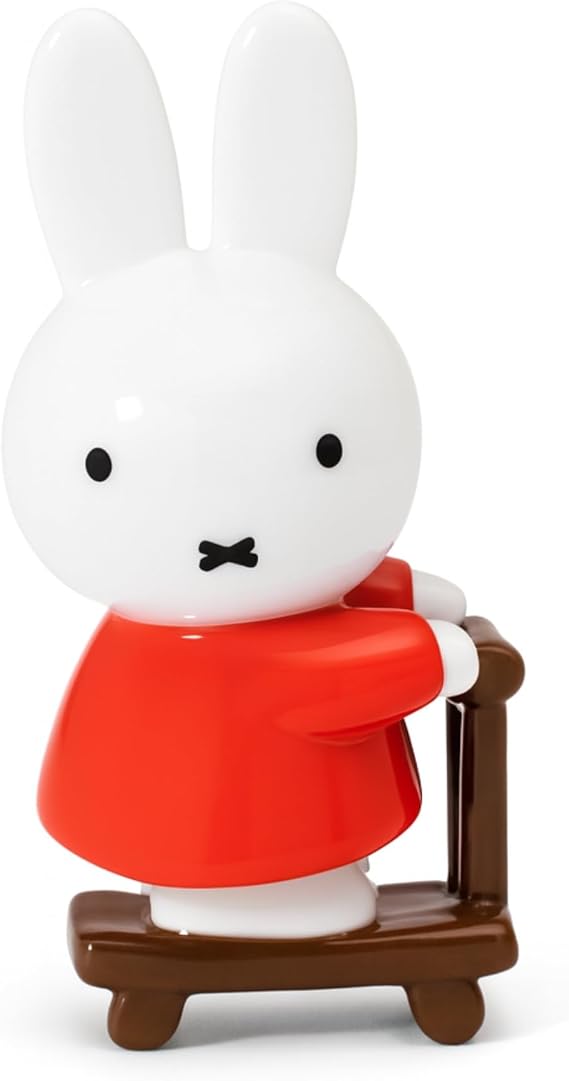 Miffy Scooter Figurine, 2.83 x 2.24 x 6.18 Inches, created by Blue Sky Clayworks