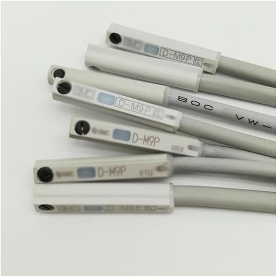 Magnetic Switch, 1pcs Cylinder Induction Limit Sensor Magnetic Switch D-M9B D-M9N D-M9P D-F8B D-F8N D-F8P D-M9NV D-M9BV D-M9PV D-M9BW D-MB9Z D-M9NW (Color : White, Size : D-M9B)