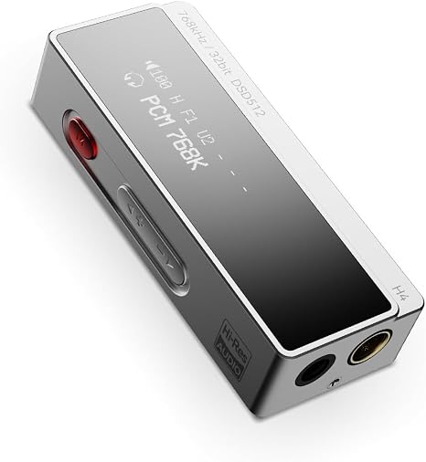 AIYIMA H4 Hi-Res Portable USB C Headphone Amp,DSD512 ES9039Q2M DAC Amp