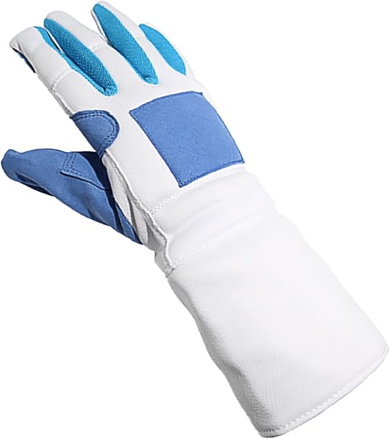 JIAHG Adult Youth Right Hand Padded Fencing Glove Breathable Knitted Anti Slip Training Fencing Glove Padded Hand Protection