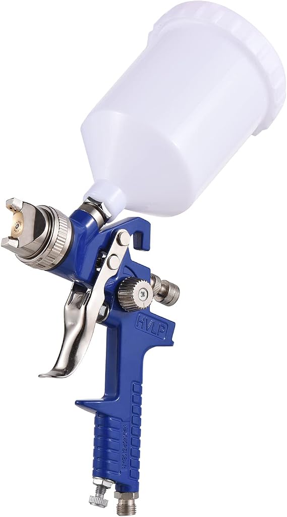 Pistola pulverizadora HVLP, pistola pulverizadora, maquina pulverizadora, herramienta de pulverizacion de pintura con aerografo de alimentacion por gravedad con boquillas de 3 uds para muebles de