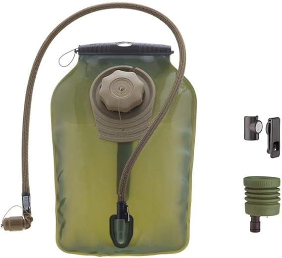 Source M.C. 3L Ultimate Low Profile Hydration System with UTA Rapid Refill Adapter and Magnetic Clip Kit, Coyote (4325190203) | Adapter and Magnetic Clip Kit, Coyote (4325190203)