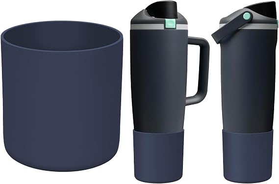 Silicone Higher Boot Compatible with Owala 30oz & 40oz FreeSip Sway Bottles & Tumblers, Large Protection Anti-Slip Bottom Cover Sleeve for Freesip Sway Tumbler and Bottle