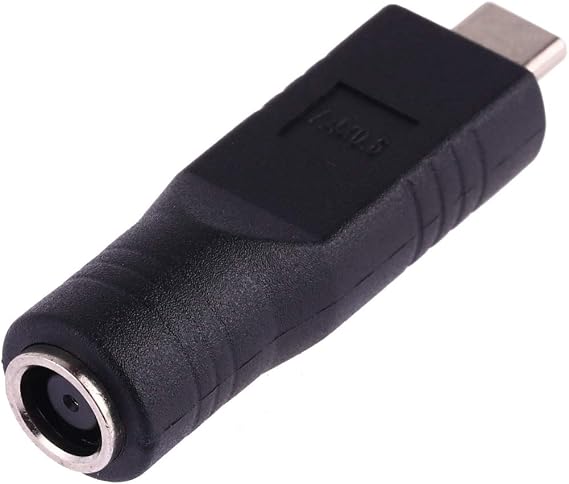 Power Adapter 7.4 x 0.6mm Female to USB-C/Type-C Male Plug Adapter Connector,Light and Beautiful, Easy to Carry.