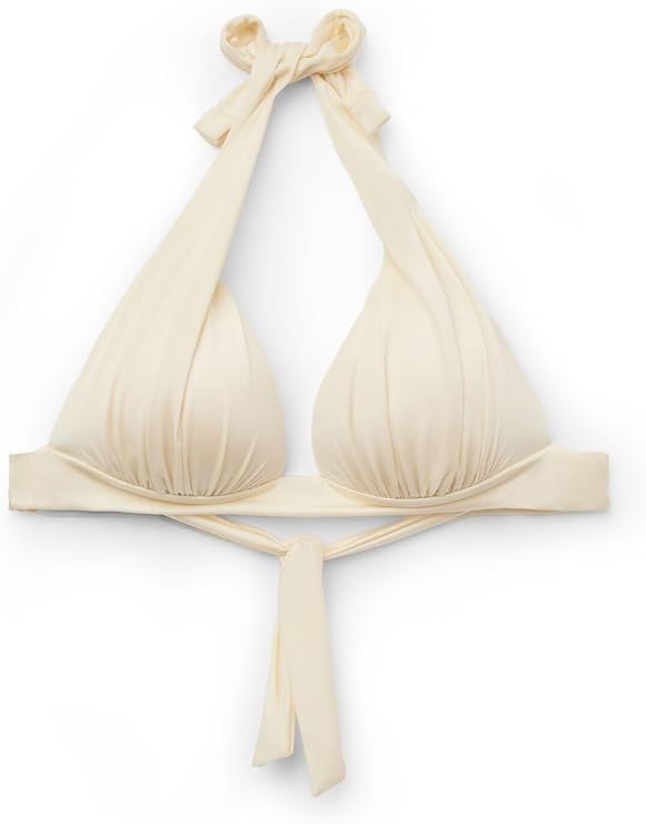 CALZEDONIA Shiny Satin Graduated Padding Triangle Swimsuit Top