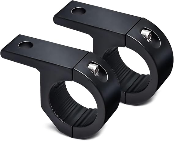 2PCS Light Bar Mounts,Motorcycle Mounting Bracket,Bar Mountings Brackets,Car Accessories 0.75" 1" 1.25" Bull Driving Fog Lights Bracket for Car Motorcycle