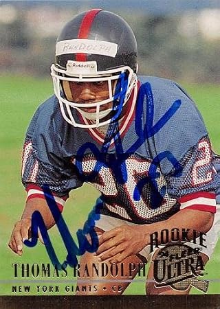 Autograph 125525 New York Giants 1994 Fleer Ultra No. 227 Rookie Thomas Randolph Autographed Football Card