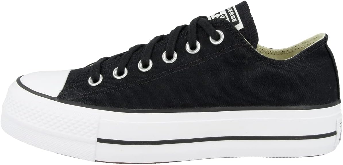 Converse Women's Chuck Taylor All Star Lift Low-Top Sneakers, Black (Black/Garnet/White 001), 8.5 UK (42 EU)