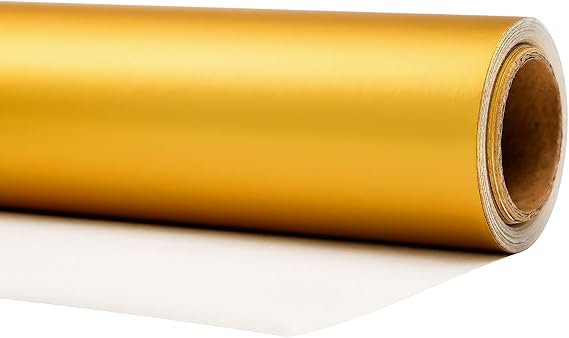 PlandRichW Metallic Wrapping Paper Golden PD0202M