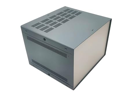 DIY Aluminum Enclosure Multipurpose (Pure aluminum enclosure with Mount bar (5U) 219 x 279 x 305 mm.)