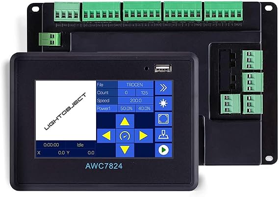 Touchscreen Trocen DSP Controller AWC7824 for CO2 Laser Engraving and Cutting Machine