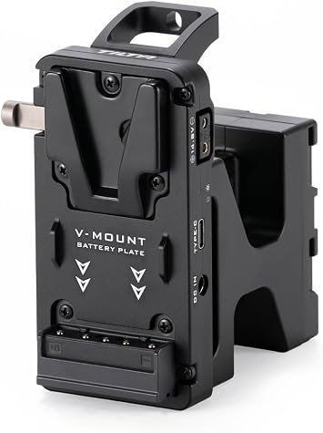 Tilta Battery Plate Compatible with Sony FX6 - V Mount | Power Outputs and Secure Connection | Compatible with Any V-Mount Battery