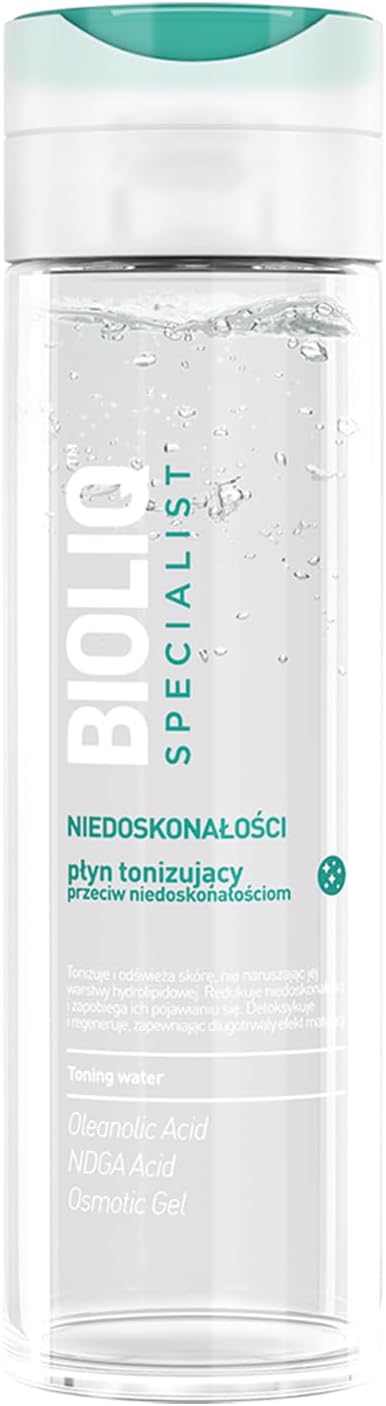 Bioliq - Specialist Toning Water - Restores Skin Balance, Mattifies All Day with Oleanolic Acid, NDGA, Aloe Vera Leaf Extract for Skin Care - 200 ml