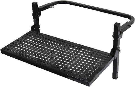 OMAC Adjustable Tire Wheel Step Platform Folding Non Slip Truck Pick Up SUV RV | Portable Tire Step Over Tire Climber Load Capacity 220Lbs