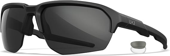 Wiley X JAKL Ballistic Rated Sunglasses, Safety Glasses for Men and Women, UV Eye Protection for Shooting and Outdoor