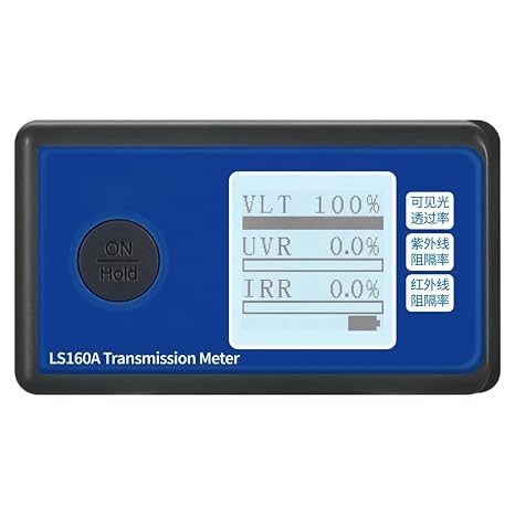Handheld Window Film Transmission Meter Linshang LS160A with Infared UV Blocking Rate Visible Light Transmittance VLT