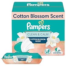 Pampers Ultra Clean Baby Wipes (Previously 'Free & Gentle'), 99% Water, Hypoallergenic, Unscented, 100% Plant Based, Plastic-Free, 624 Baby Wipes Total (8X Flip-Top Packs) [Packaging May Vary]