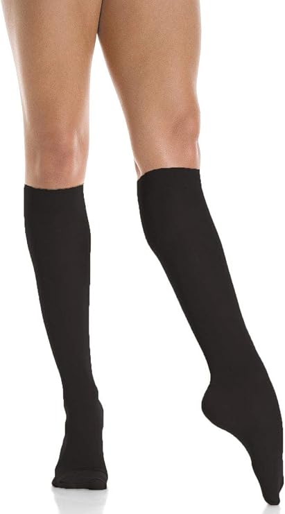 Mondor Black Knee High Socks