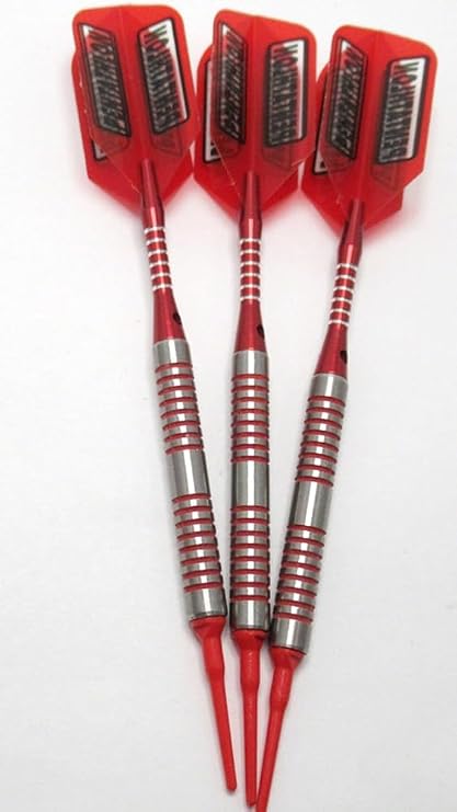 Xtreme Rr Redline 20 Gram 80% Tungsten Soft Tip Darts - Includes Extra Flights and Points