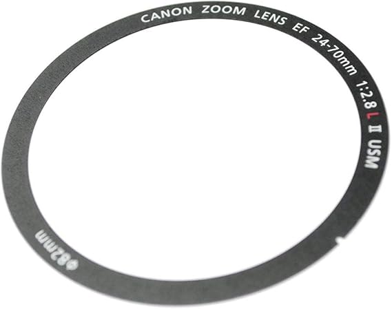 Mmiaoxy Front Lens Name Ring Cover For Canon 24-70mm f/2.8L II USM | Camera Decorative Ring Adapter Filter Repair