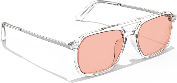 Goiteia FL-Rose Migraine Glasses for Fluorescent/LED Light Sensitivity