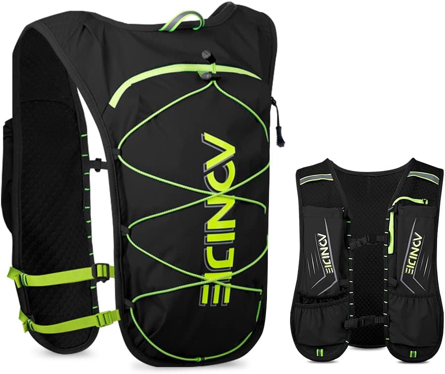 Hydration Backpack, Geila Running Hydration Vest, Marathon Trail Running Backpack, Breathable Rucksack Outdoors Sport Marathoner Running Vest, Light Water Backpack