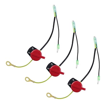WOTIAN 3pcs On Off Stop Switch for Small Engines