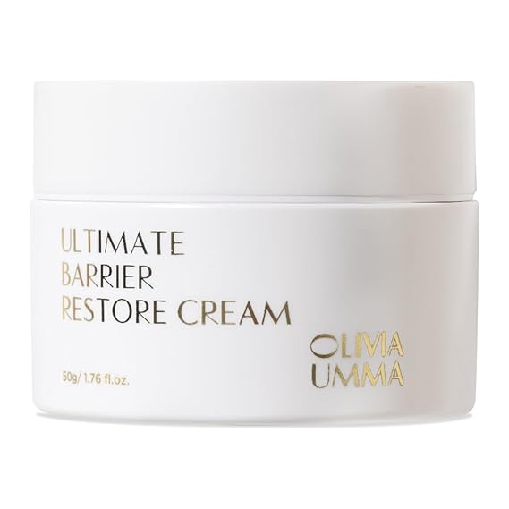 OLIVIAUMMA Ultimate Barrier Restore Cream Korean Skincare - Hydrating Face Moisturizer with Hyaluronic Acid - Nourishing & Firming Moisturizer Cream for All Skin Types - 50g