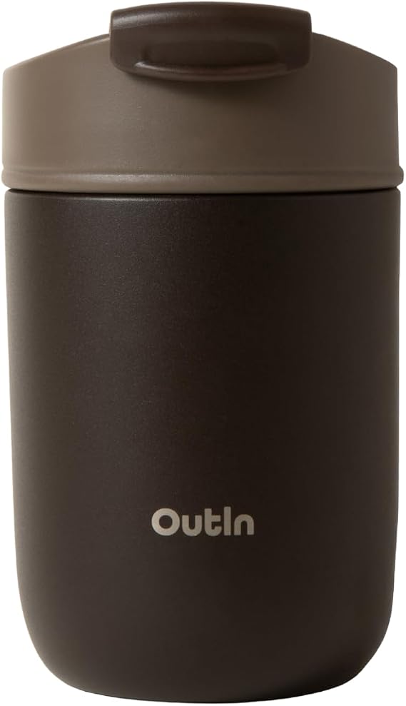 OutIn Travel Tumbler, Leakproof Insulated Coffee Tumbler, 12oz