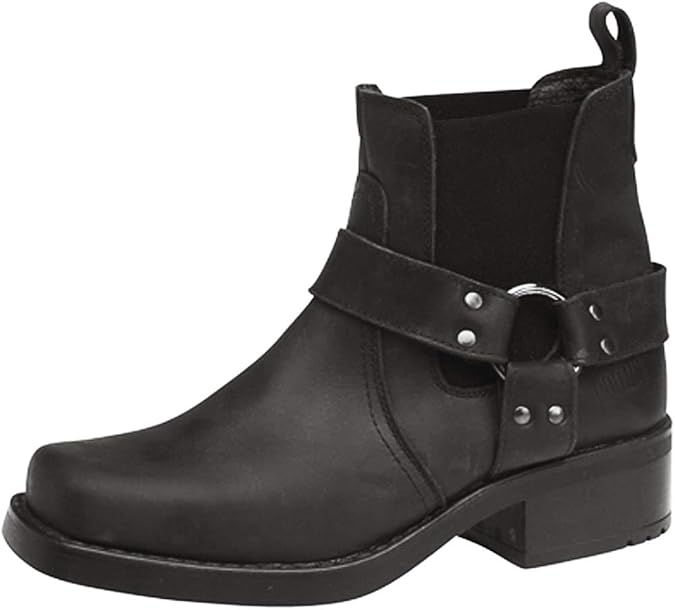 Men's Cowboy/Biker Terminator Real Leather Ankle Boots