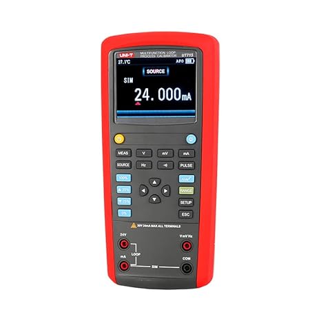 UNI-T UT714 UT715 UT725 Multifunction Loop Process Calibrator DC Voltage and Current Output/Measurement Loop Calibrator RTD(UT715)