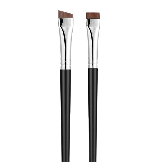 Fine Angled Eyeliner Brushes, JASSINS Precision Gel Eye Liner Brush,Synthetic Bristles Eye Makeup Tool,Ultra Thin Slanted Flat Angle for Beauty Cosmetic Tool