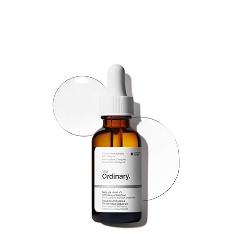 The Ordinary Salicylic Acid 2% Anhydrous Solution, Gentle Exfoliating Serum for Blemish-Prone Skin and Uneven Texture