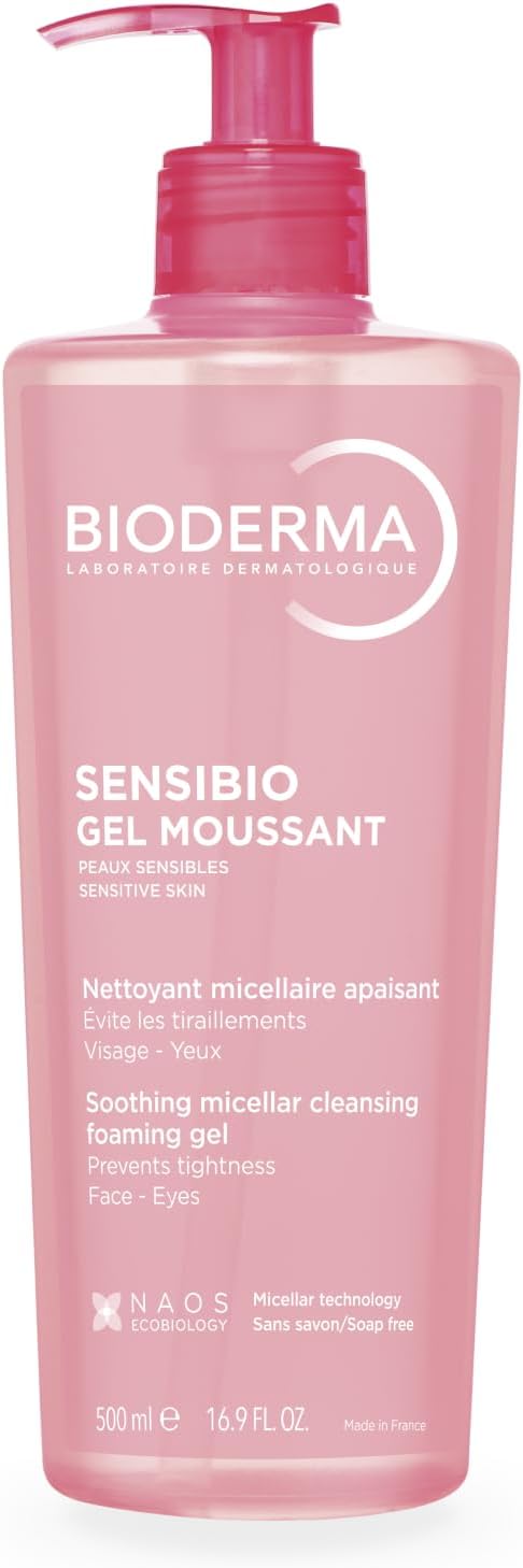 Bioderma Sensibio Foaming Gel Hassas ve Normal Ciltler için Nemlendirici Etkili Durulanan Micellar Yüz Temizleme Jeli