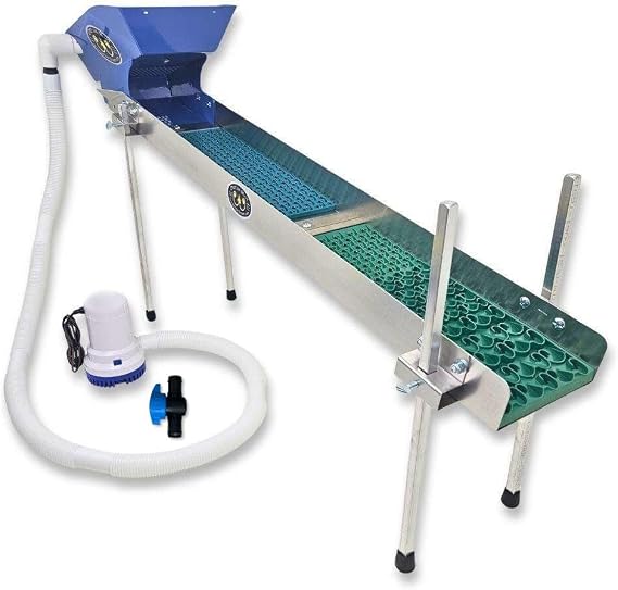6" x 42" Highbanker Double Mat Gold Sluice Box - Micro/Combo Dream Mat