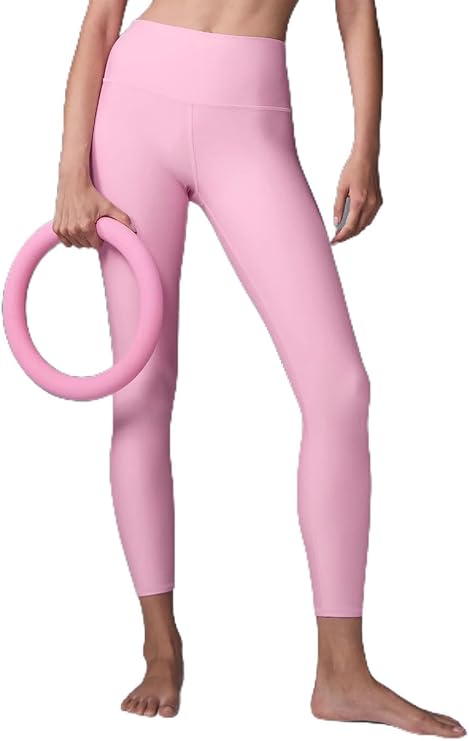 High Waist Charger 7/8 Legging in Crystal Clear Blue/White by Alo Yoga