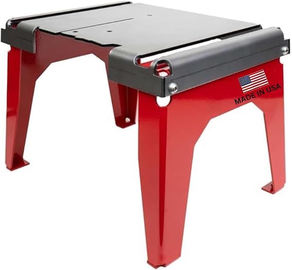 DIKTATOR Portaband Table (v.6.5) - Heavy Duty with All-Steel Build for Select Milwaukee Saws - Sturdy Bandsaw Table with Rigid Legs for Stability & Precision - Upgrade Your Portable Bandsaw with Ease