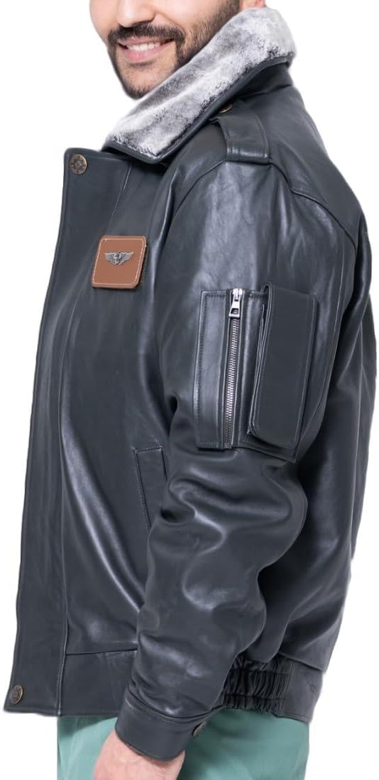 CAT3A Deri Pilot Montu Kül Siyahı YC