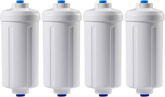 Huining 4PCS Fluoride and Arsenic Water Filter Replacement for Purification System - Gravity Filter for Travel and Bucket Filtration